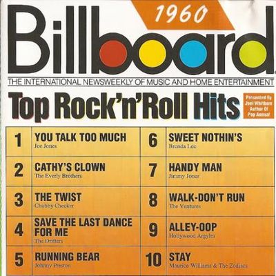 Billboard top rock 'n' roll hits, 1960