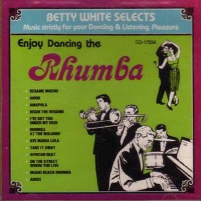 Betty White selects music for rhumba dancing