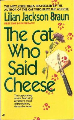 Cat who said cheese (LARGE PRINT)