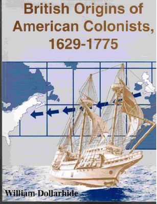 British origins of American colonists, 1629-1775