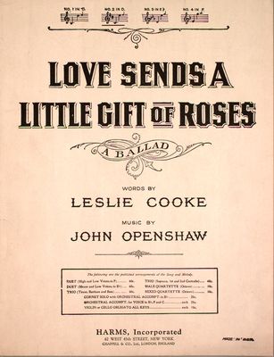 Love Sends a Little Gift of Roses