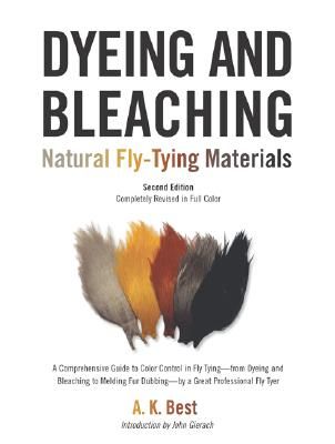 Dyeing and bleaching natural fly-tying materials