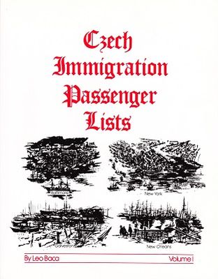 Czech immigration passenger lists, volume V