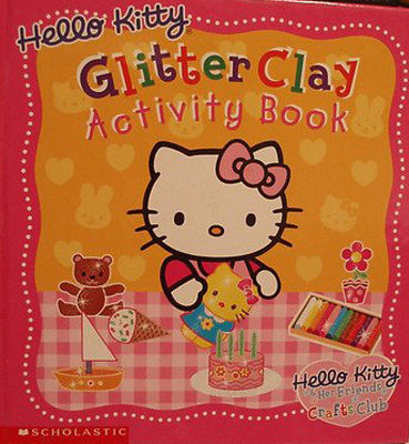 Hello Kitty glitter clay activity book