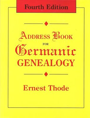 Address book for Germanic genealogy
