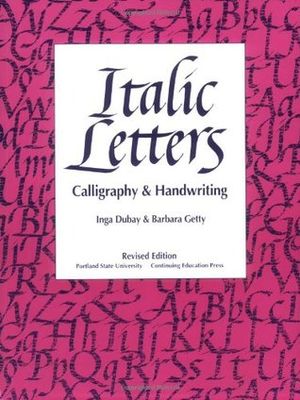 Italic letters : calligraphy and handwriting