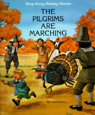 The pilgrims are marching