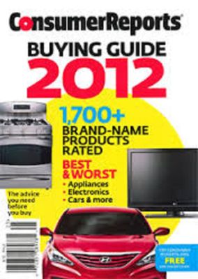 Consumer reports buying guide.