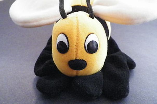 Bumble bee glove puppet