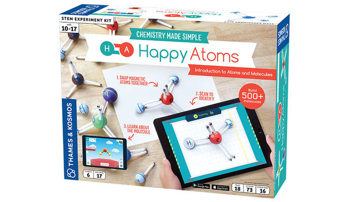 S.T.E.M. kit : Happy atoms : introductory set : 17 atoms.