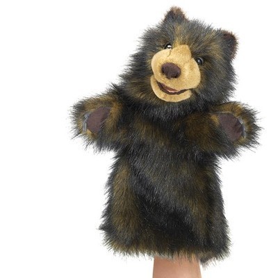 Bear stage puppet.