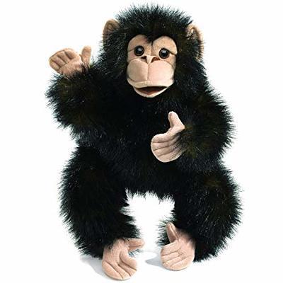 Baby chimpanzee puppet.