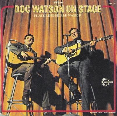 Doc Watson on stage