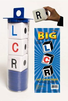 LCR big: left center right dice game