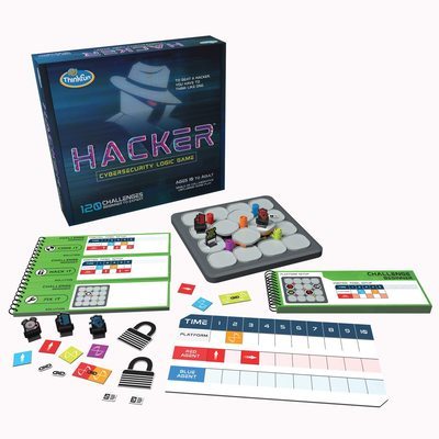 Hacker : cybersecurity logic game.