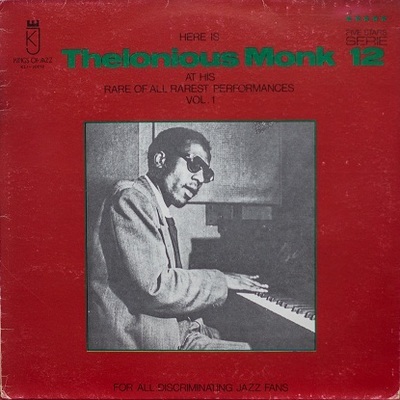 Thelonious Monk at his rare of all rarest performances. (VINYL)