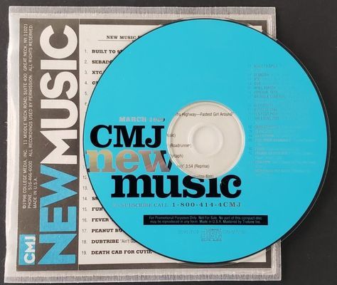 CMJ new music. March 1999.