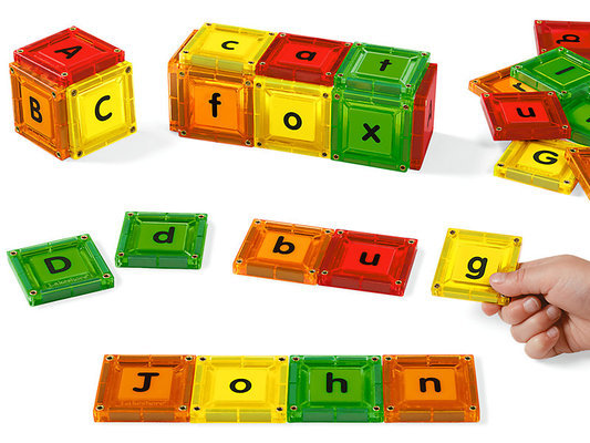 Parent teacher kit : Double-sided magnetic letter tiles