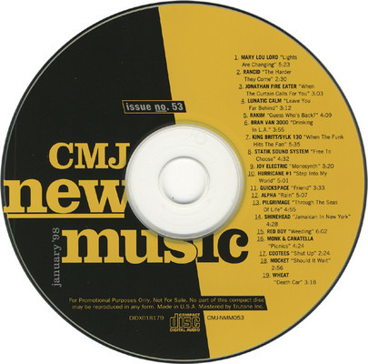 CMJ New Music January 1998.