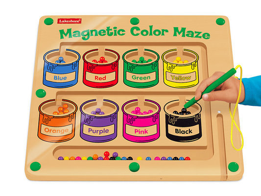 S.T.E.M. Kit JR. : Magnetic color maze.