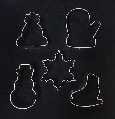 Image for Winter delight cookie cutters 5 piece set