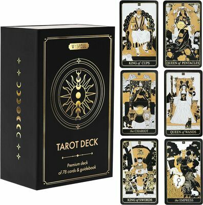 Classic tarot deck : 78 tarot cards with meanings on them