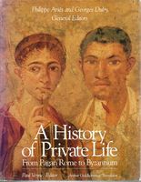 History of private life: Vol I: From Pagan Rome to Byzantium