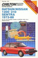 Chilton's Datsun/Nissan 1200, 210, Sentra repair manual, 1973-88.