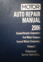 Motor auto repair manual 2006;  DaimlerChrysler Corporation, Ford Motor Company and General Motors Corporation.
