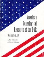 American genealogical research at the DAR, Washington, D.C.