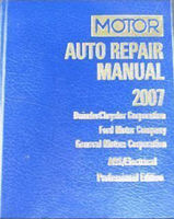 Motor auto repair manual 2007;  DaimlerChrysler Corporation, Ford Motor Company and General Motors Corporation.