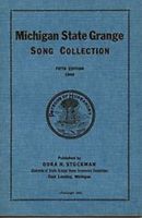 Michigan State Grange song collection.