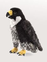 Peregrine falcon puppet