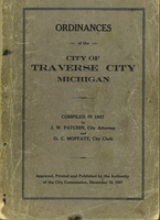 Ordinances of the city of Traverse City, Michigan