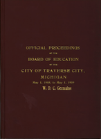Official proceedings of the Board of Education.