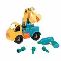 S.T.E.M. kit : Take-a-part crane truck with working power tool.