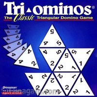 Tri-ominos : the classic triangular domino game.