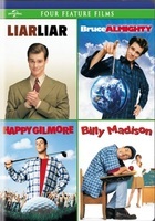 4-movie laugh pack : Liar liar. Bruce almighty. Happy Gilmore. Billy Madison.