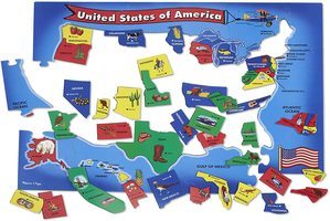 S.T.E.M. Kit : USA floor puzzle