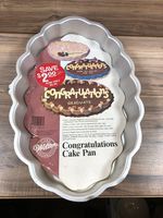  Congratulations cake pan