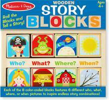 CARES kit : Wooden story blocks.